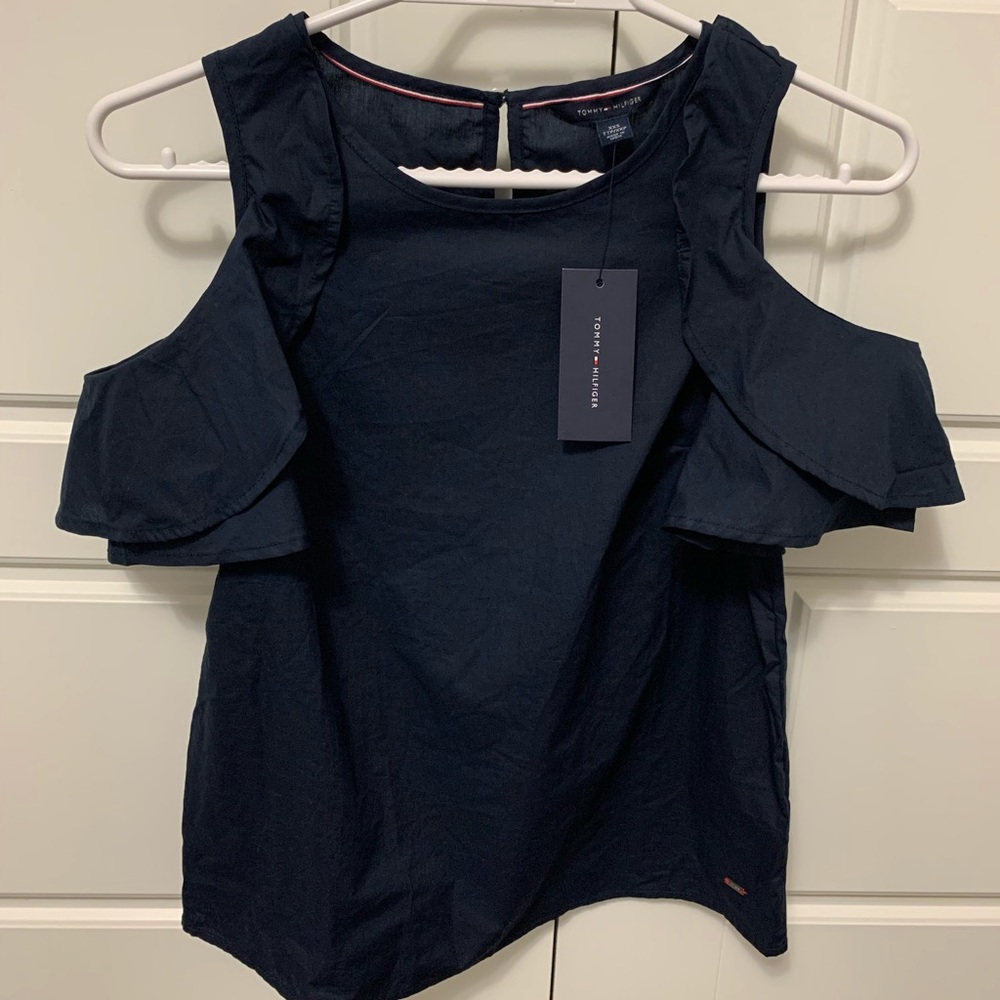 BNWT Tommy Hilfiger cut out blouse